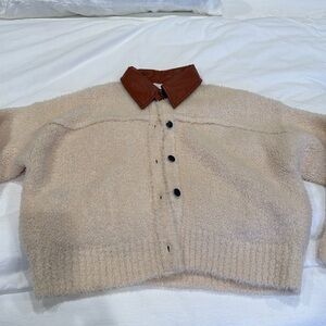 Teddy cardigan cinq a sept worn once size small